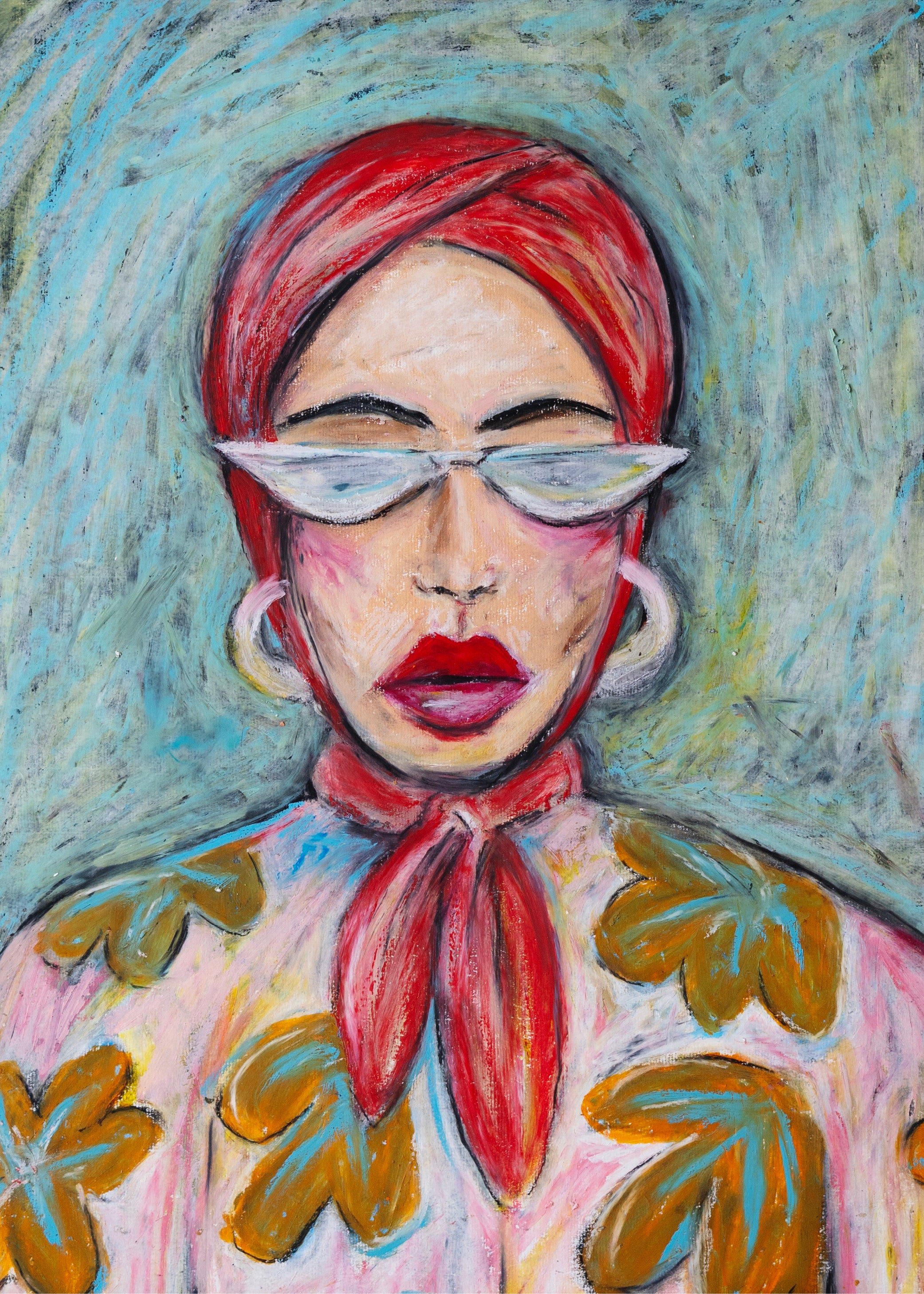 Originalt værk — Fin Dame