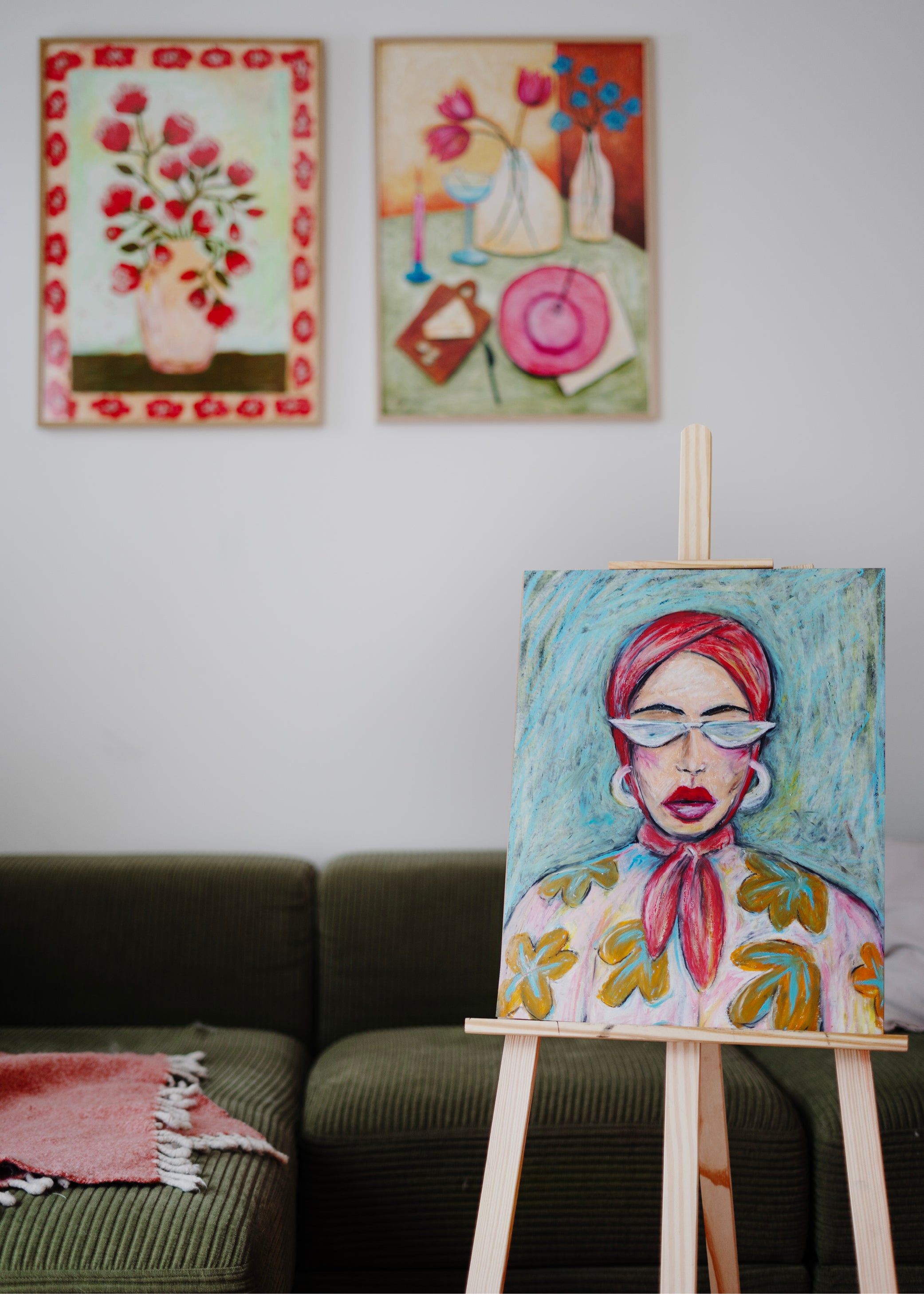 Originalt værk — Fin Dame